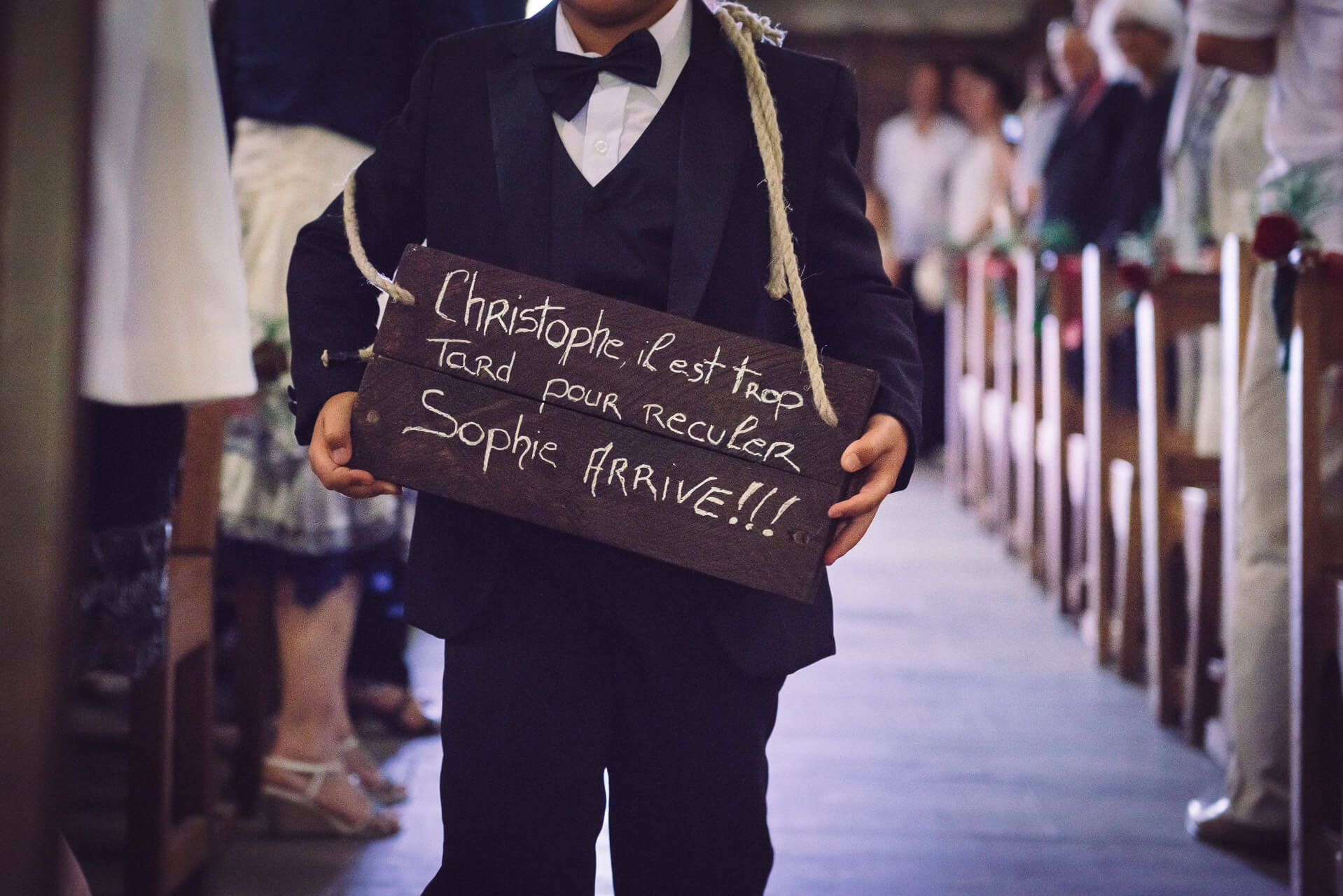 Idée amusante pour l’entrée de cérémonie